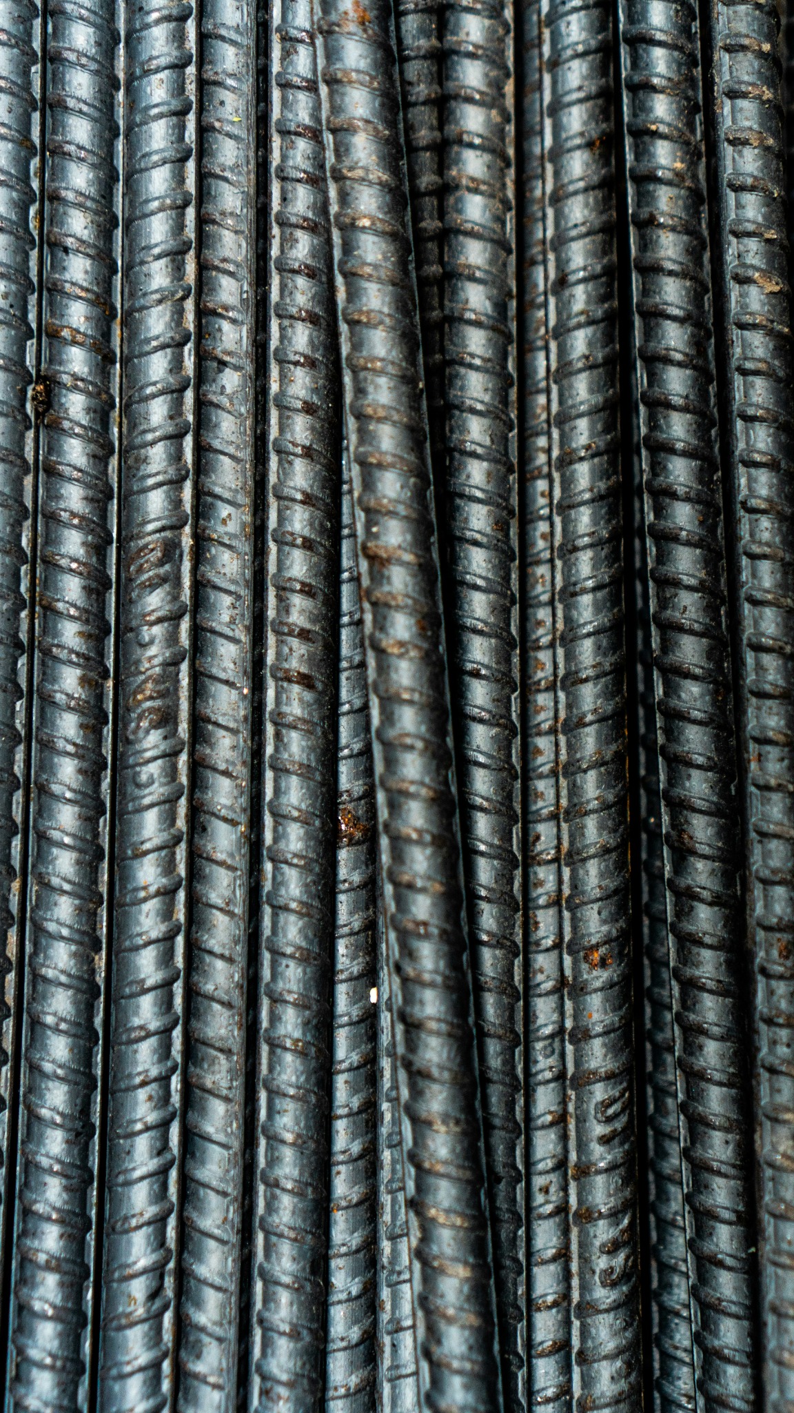 Reinforcing steel — ribbed surface detail